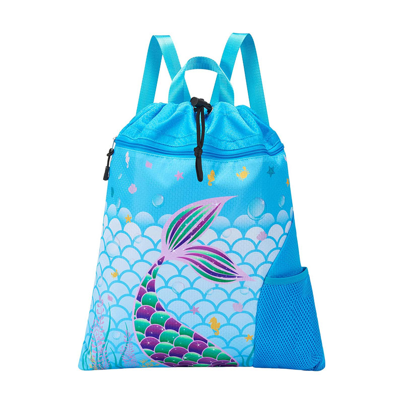 Mermaid Gym Drawstring Motxila Hari Poltsa